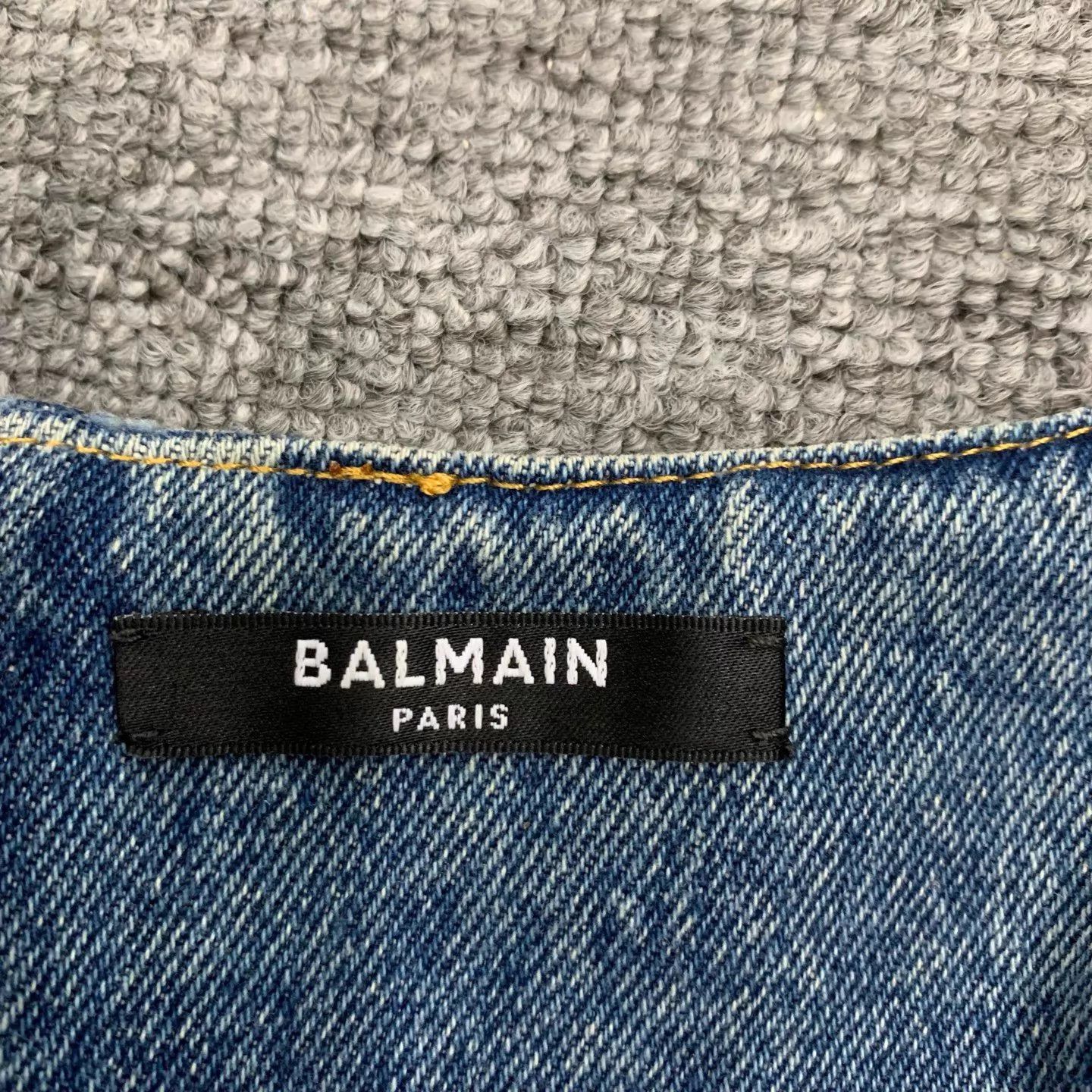 Balmain Balmain Blue Washed Denim Dress Size 40 95 New Size S / US 4 / IT 40 - 6 Thumbnail