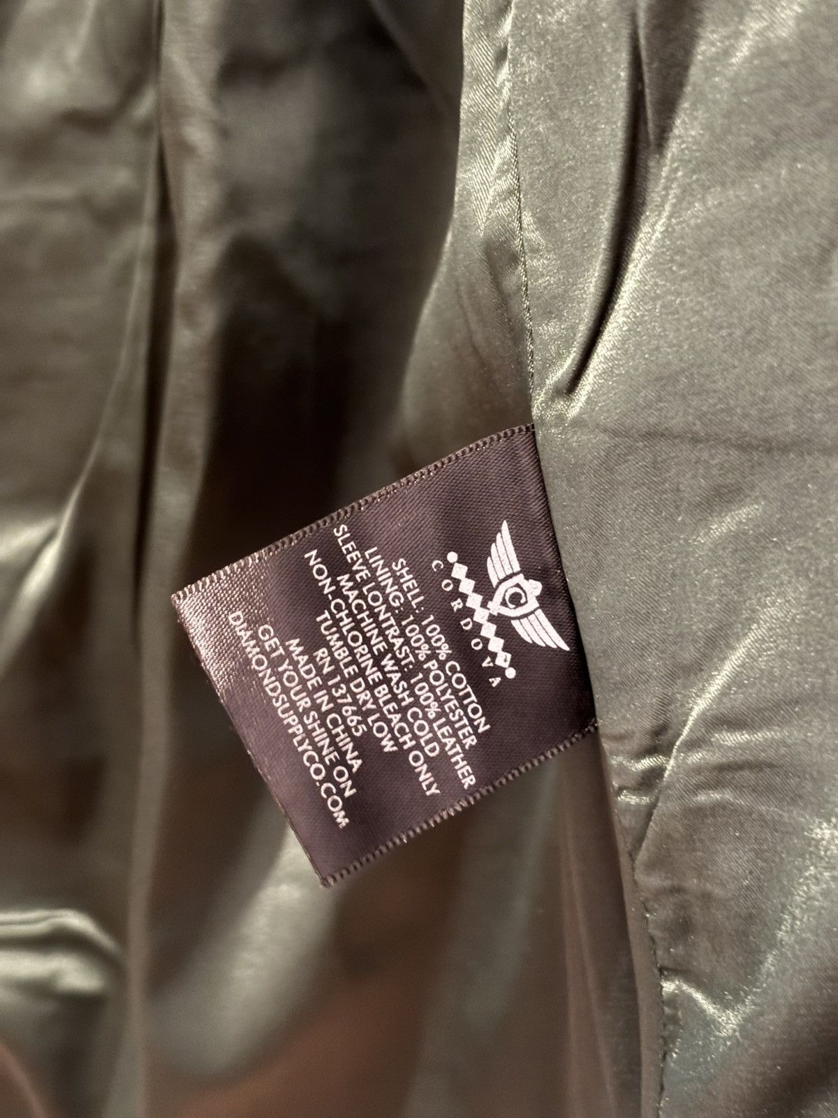 Diamond Supply Co. Diamond Supply Co Cordova Green Military Style Jacket Sz: S Size US S / EU 44-46 / 1 - 12 Thumbnail