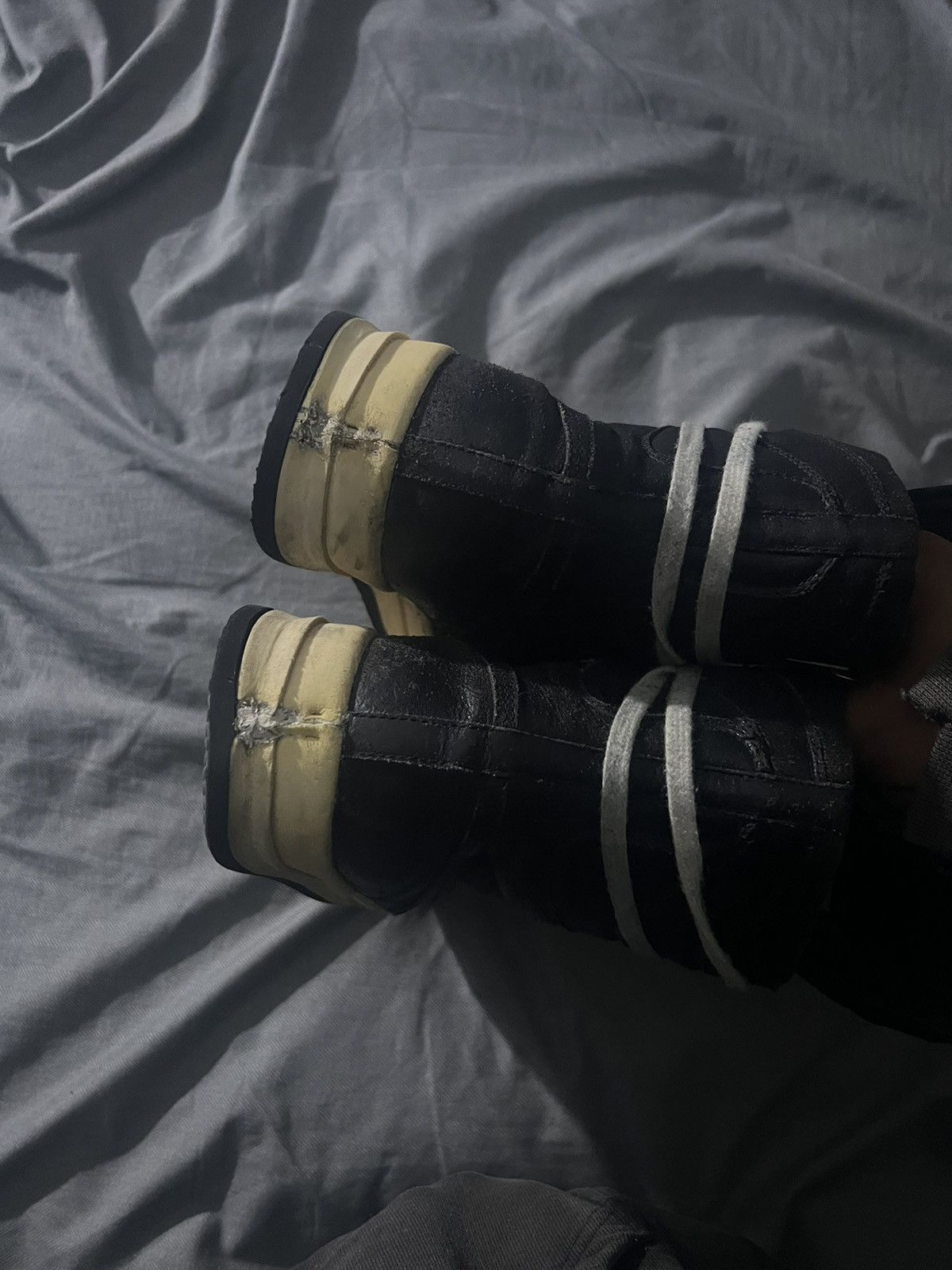 Rick Owens × Rick Owens Drkshdw Rick Owen Dunks Size US 12 / EU 45 - 5 Thumbnail