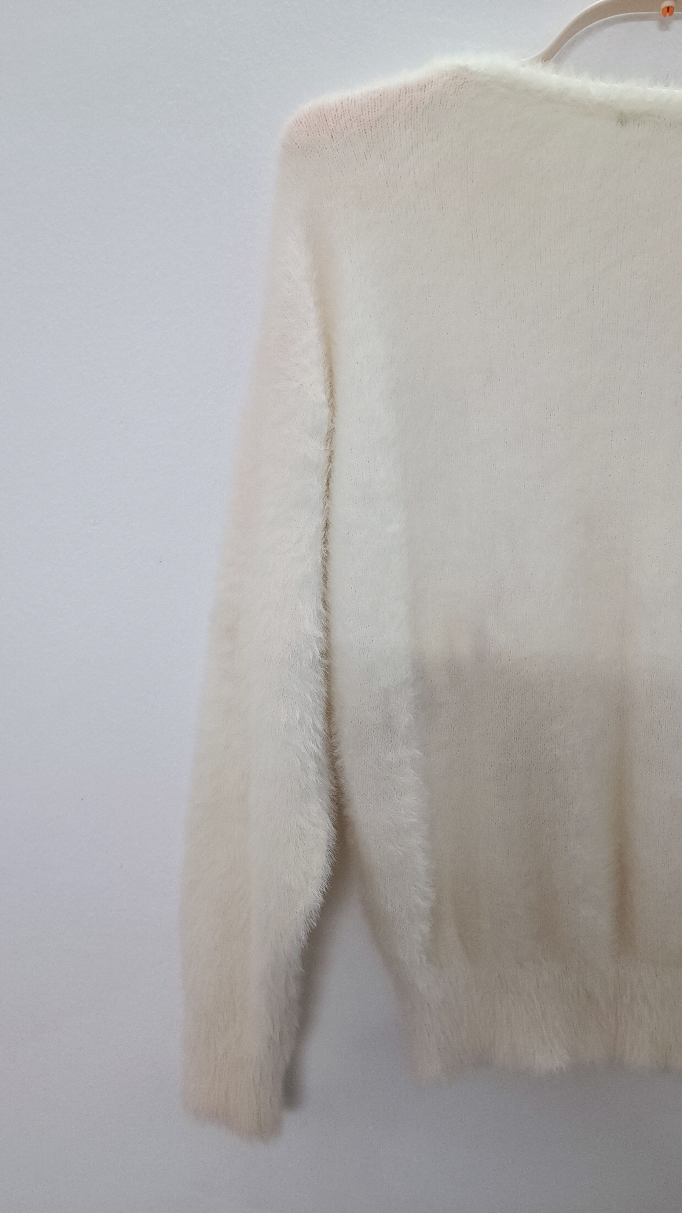Homespun Knitwear × Japanese Brand × Vintage INGNI Vintage Look White Knitwear Size M / US 6-8 / IT 42-44 - 7 Thumbnail