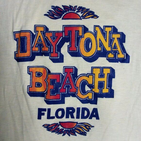 Vintage Vintage Daytona Beach Florida Sunshine T-Shirt Size US M / EU 48-50 / 2 - 1 Thumbnail