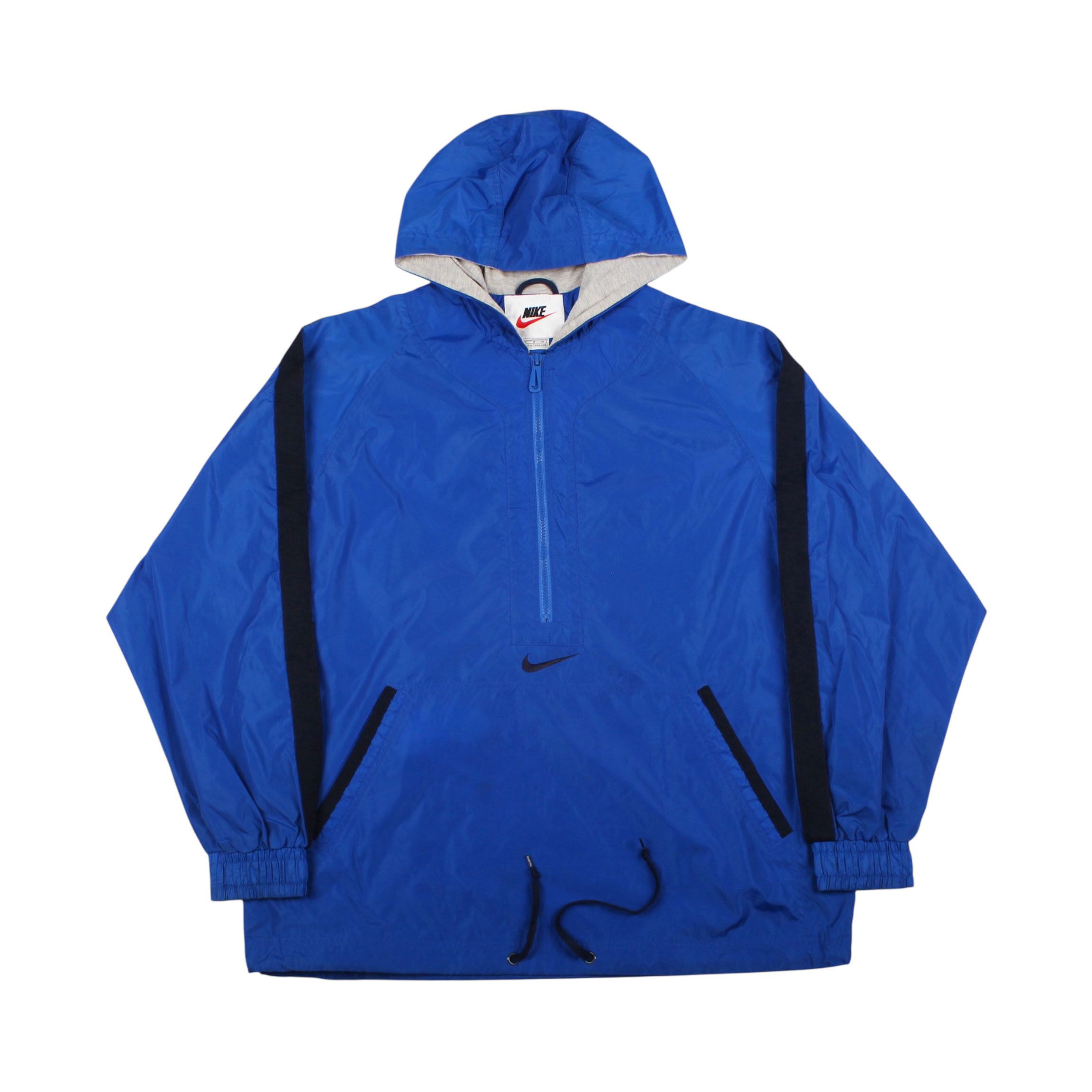 Nike Windbreaker Jacket Half Zip Hooded Pullover 90s