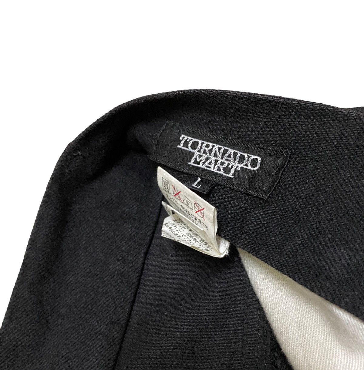 If Six Was Nine Rare Design Vintage Tornado Mart Waxed Flared Jeans