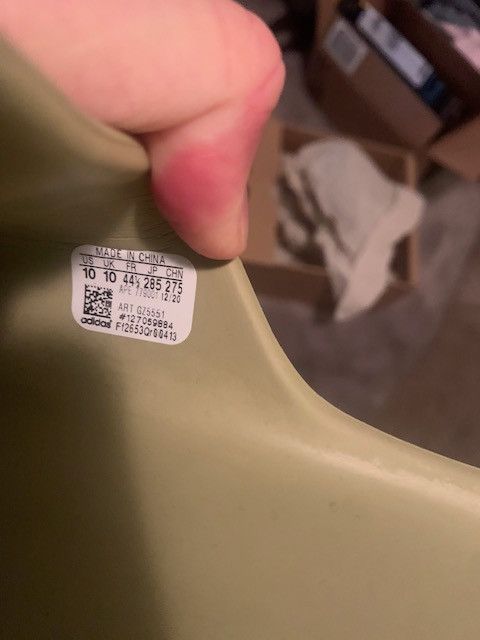 Made In Yeezy Slide Size Tag Adidas Yeezy Slide Bone Kixify