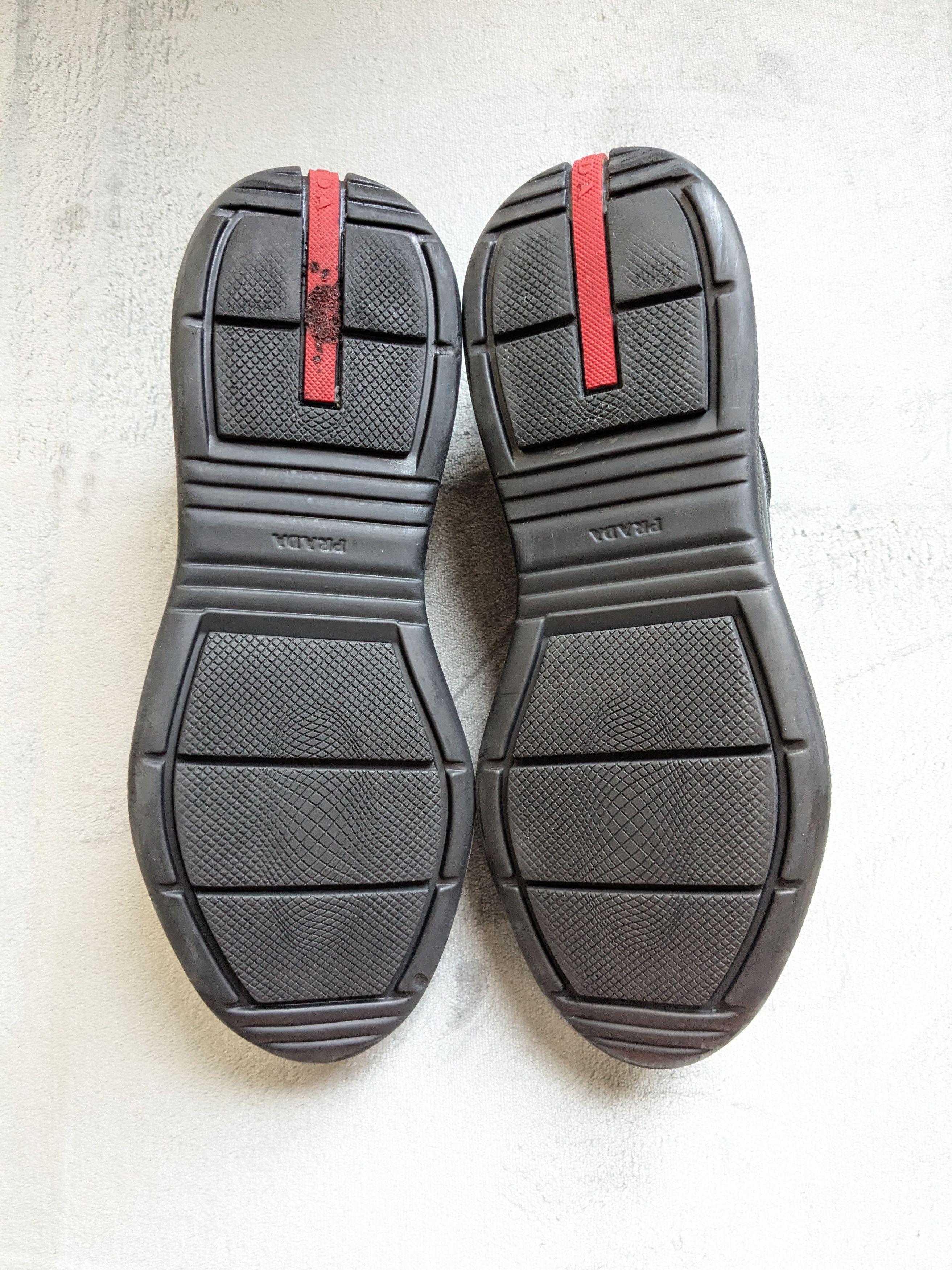 Prada Prada America's Cup Sneakers Black Patent Leather 9.5 Red Size US 9.5 / EU 42-43 - 12 Thumbnail