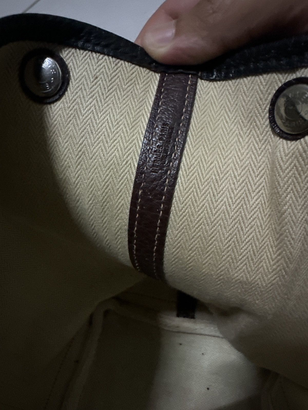 Hermes leather vintage tote hermes made in france Size ONE SIZE - 9 Thumbnail