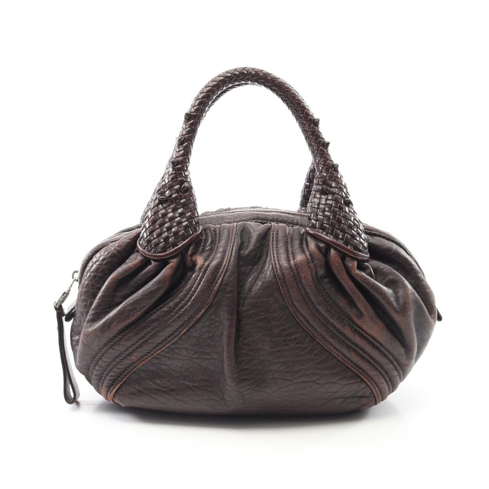Fendi Fendi Mini Spy Bag Handbag Leather Dark Brown Size ONE SIZE - 1 Thumbnail