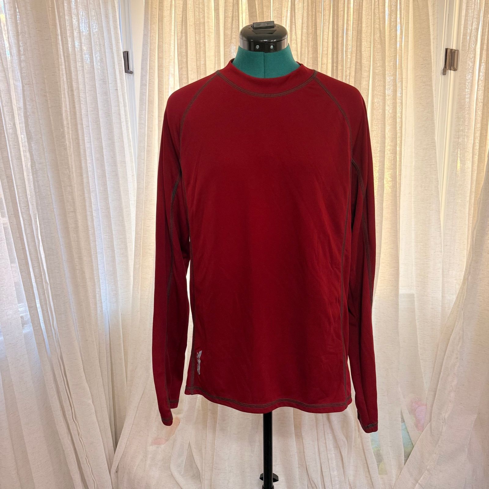 ZeroXposur ZeroXposur Red Sun Protection Long-Sleeve Tee | Sz L Size US L / EU 52-54 / 3 - 2 Thumbnail