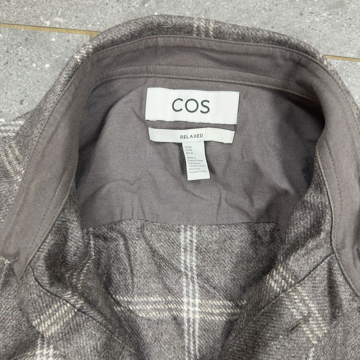 Cos Cos Check Wool Shirt Size US M / EU 48-50 / 2 - 3 Thumbnail