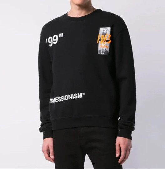 Off-White Off-White S/S 19 Impressionism Roundneck Sweater Size US S / EU 44-46 / 1 - 1 Thumbnail