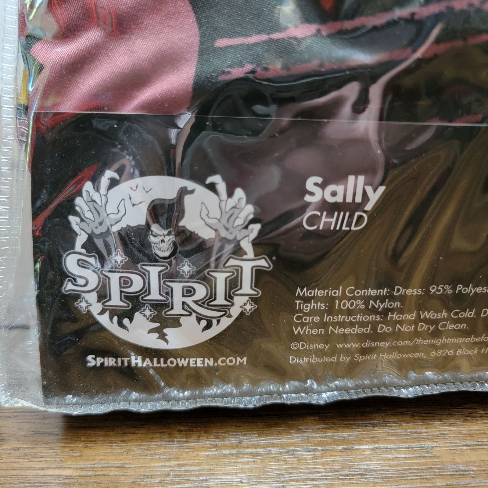 Disney 2Pc Nightmar Before Xmas Child Sally Costume - Large (12-14) Size XL / US 12-14 / IT 48-50 - 6 Thumbnail