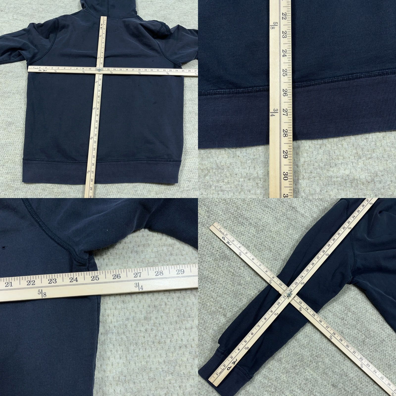 American Eagle Outfitters VINTAGE American Eagle Hoodie Men XL Faded Blue Sweatshirt AE77 Distressed Size US XL / EU 56 / 4 - 9 Thumbnail