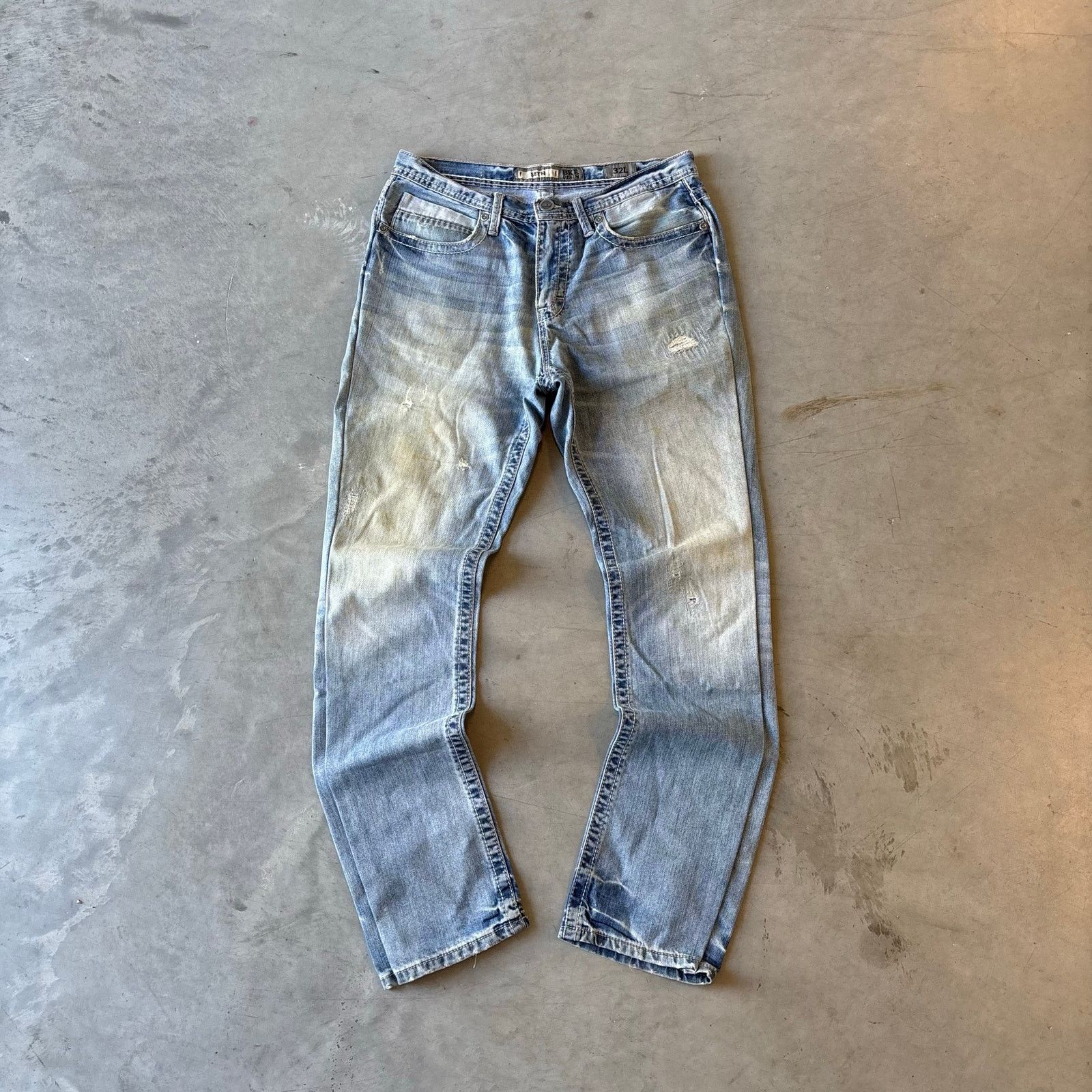 BKE y2k vintage BKE faded washed denim jeans Size US 32 / EU 48 - 1 Thumbnail