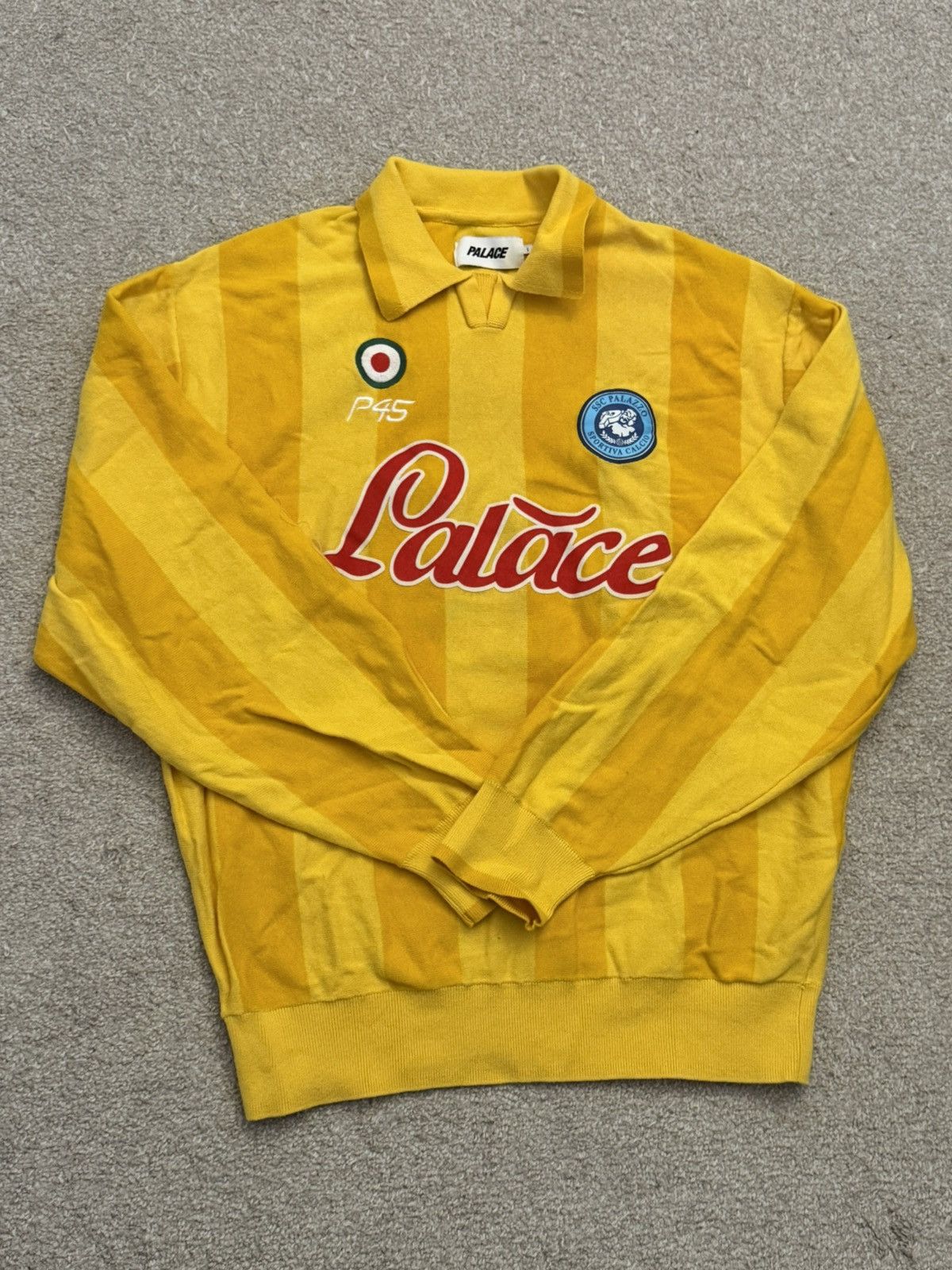 Palace Palace Vesuvio Knit (Yellow) Size US L / EU 52-54 / 3 - 3 Thumbnail