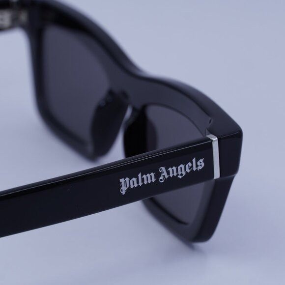 Palm Angels Palm Angels PERI108 MELROSE 1007 Sunglasses Black Cat Eye Size ONE SIZE - 9 Thumbnail