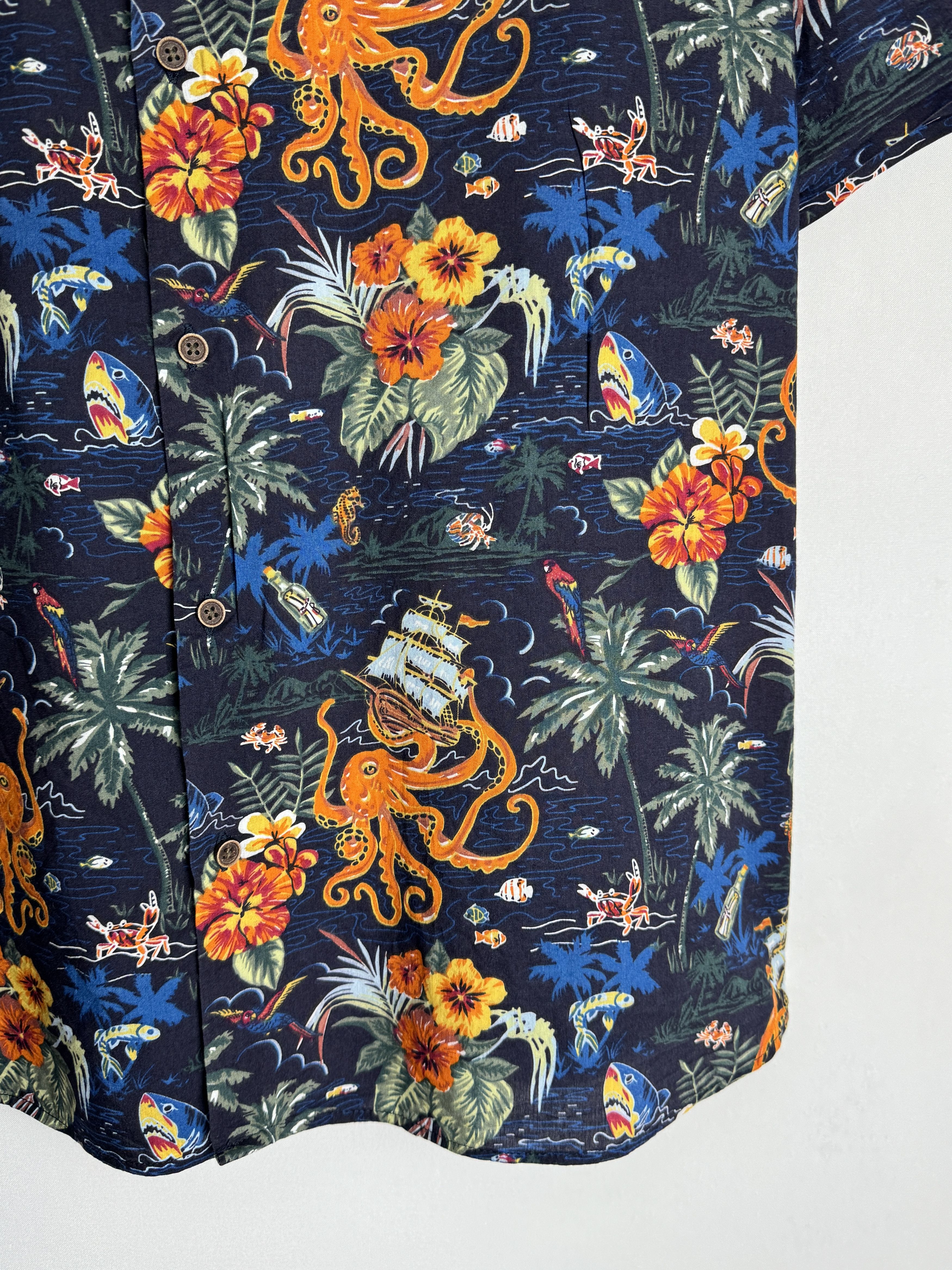 Other LIMITED EDITION men’s Hawaiian cotton button down shirt Size US XXL / EU 58 / 5 - 11 Thumbnail