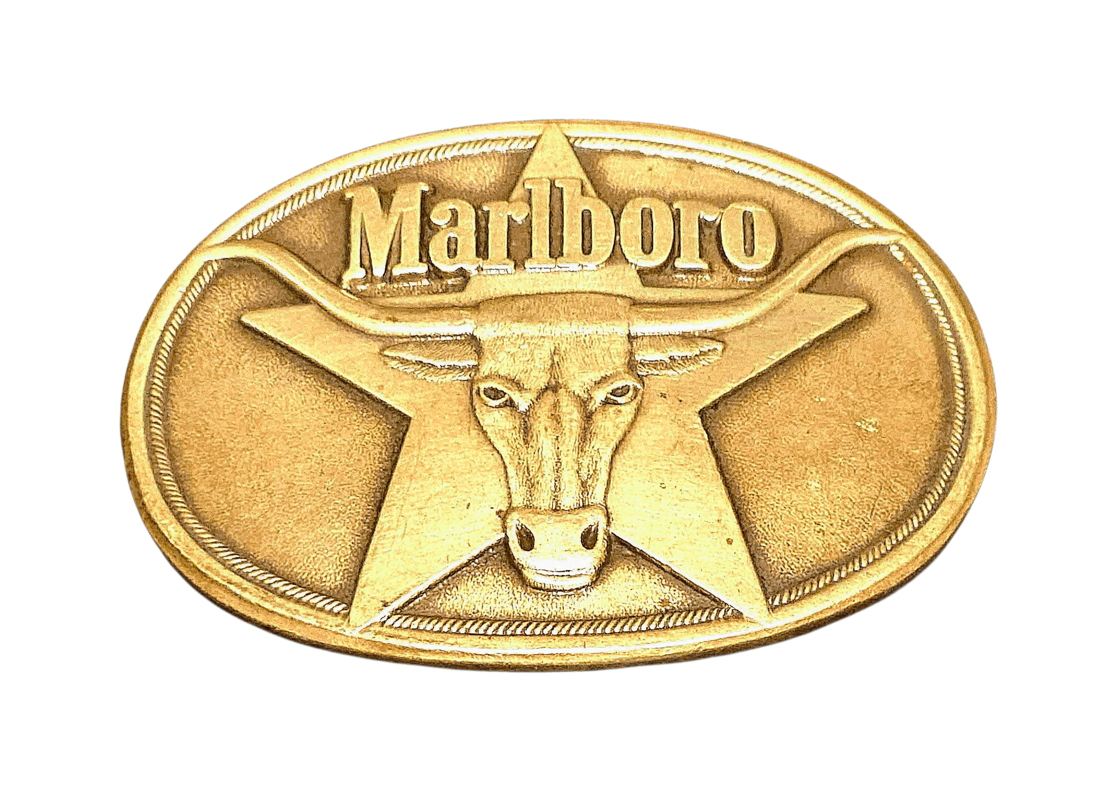 Marlboro MARLBORO BELT BUCKLE | solid brass | circa 1987 Size ONE SIZE - 1 Thumbnail
