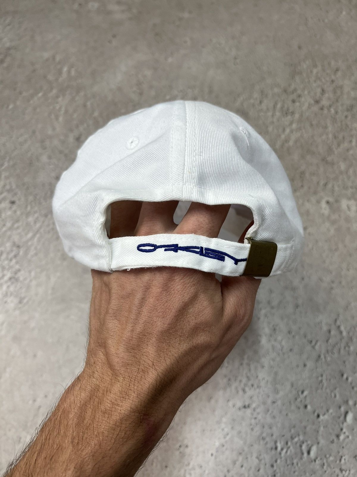 Oakley × Vintage Vintage Oakley Centre Logo cotton Cap Gorpcore Size ONE SIZE - 4 Thumbnail