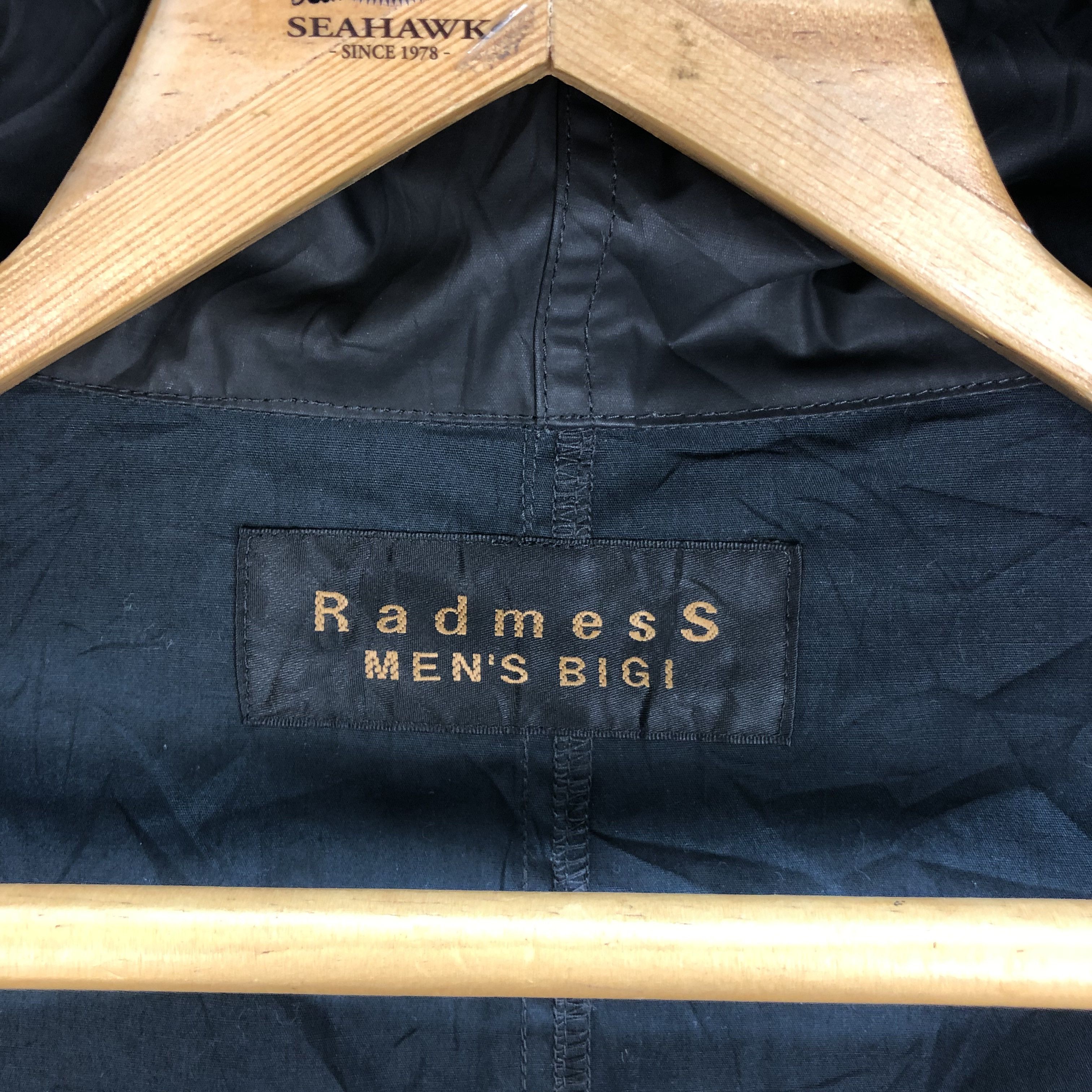 BIGI RADMESS BIGI 2 WAY BUTTON & ZIPPER HOODIE JACKET #5215-180 Size US L / EU 52-54 / 3 - 7 Thumbnail