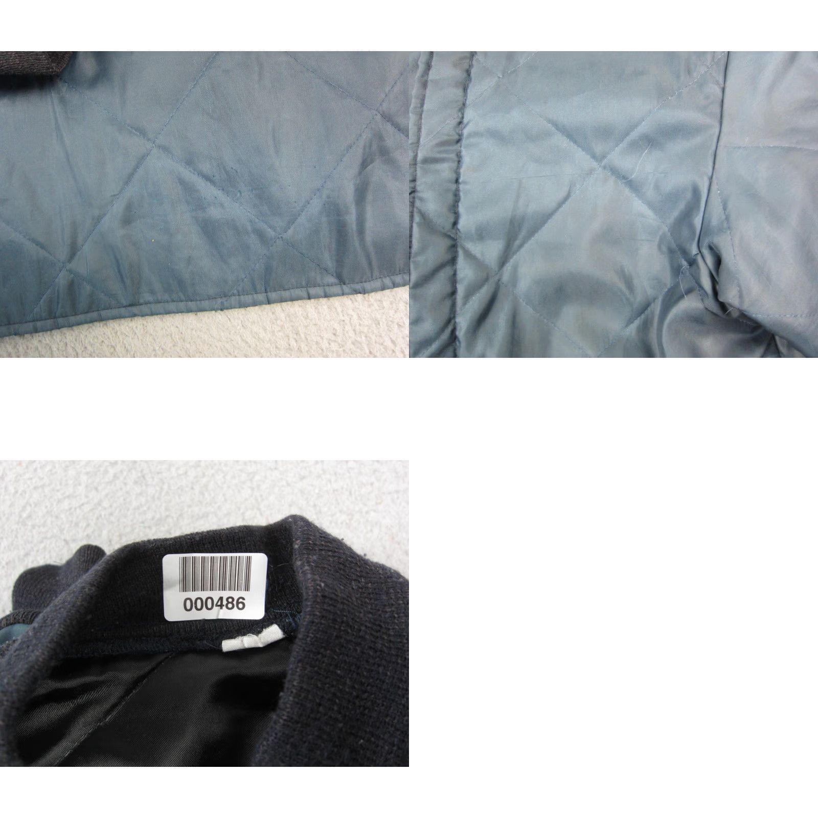 Vintage VINTAGE Bomber Jacket Men XL Blue 90s Full Zip Quilted Nylon Softshell Workwear Size US XL / EU 56 / 4 - 10 Thumbnail