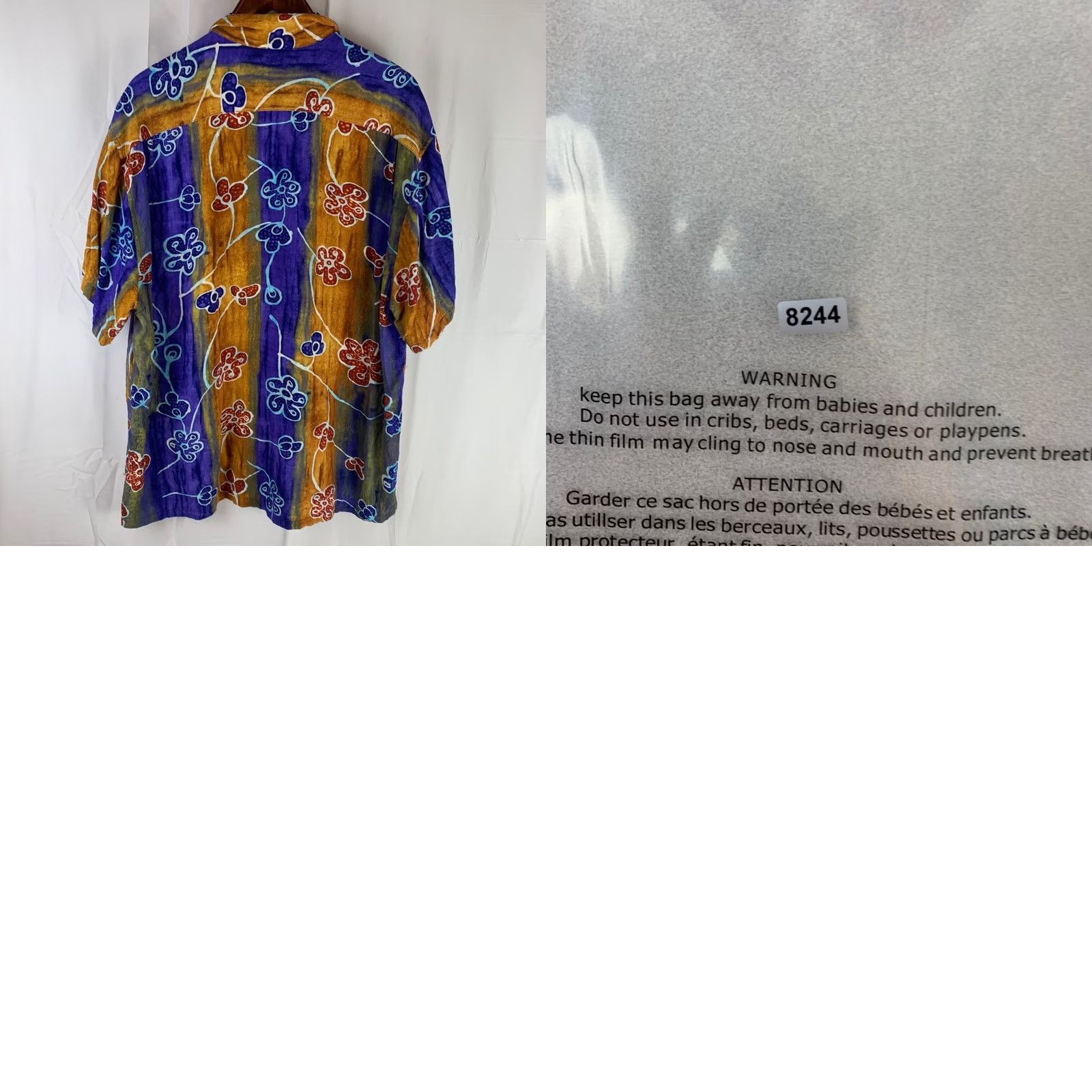 Jams World VINTAGE Jams World Button-Down Shirt Mens XL Purple Yellow Floral Charms Made in Hawaii Size US XL / EU 56 / 4 - 8 Thumbnail