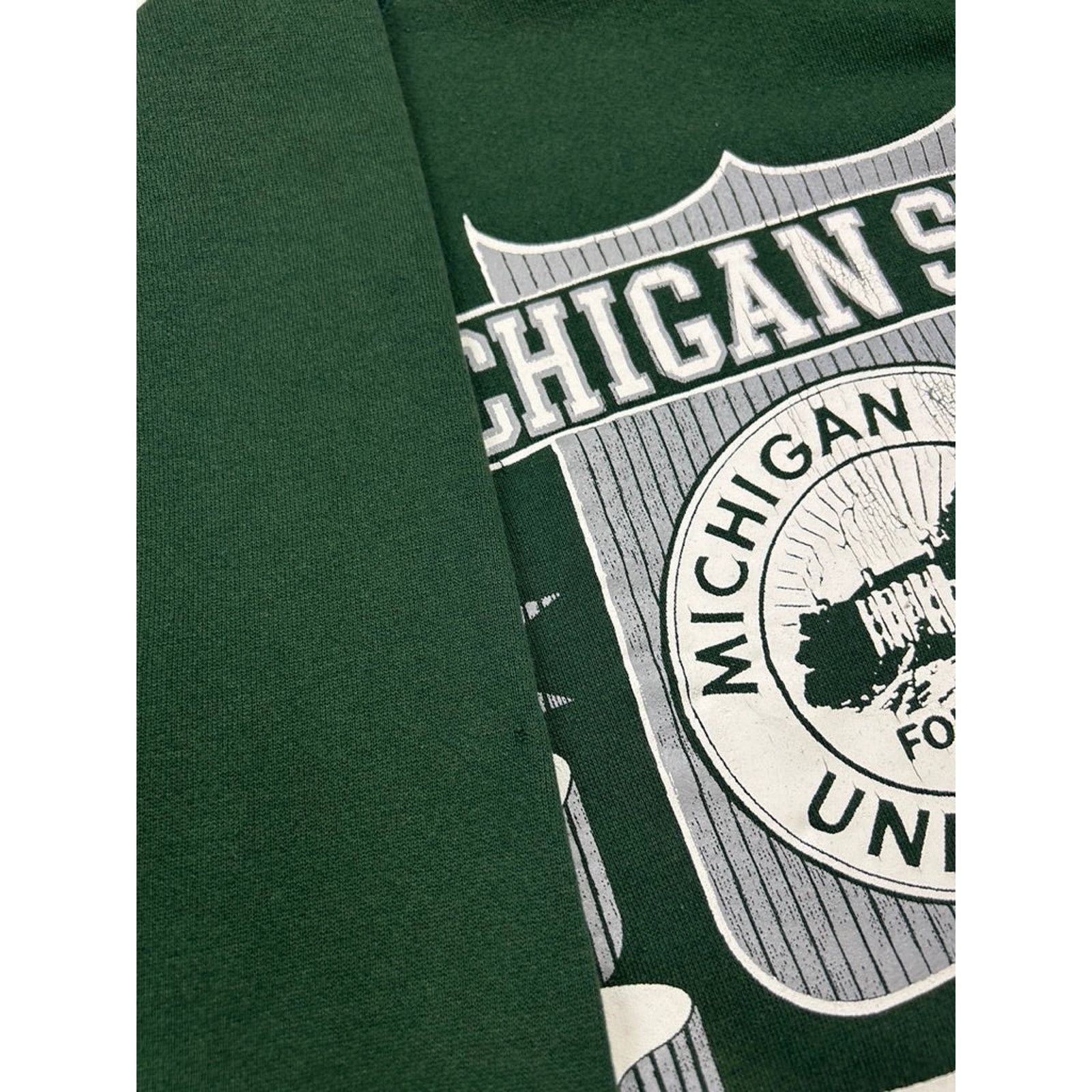NCAA Vintage 60s/70s Michigan State Crest Sweatshirt L Size US L / EU 52-54 / 3 - 8 Thumbnail