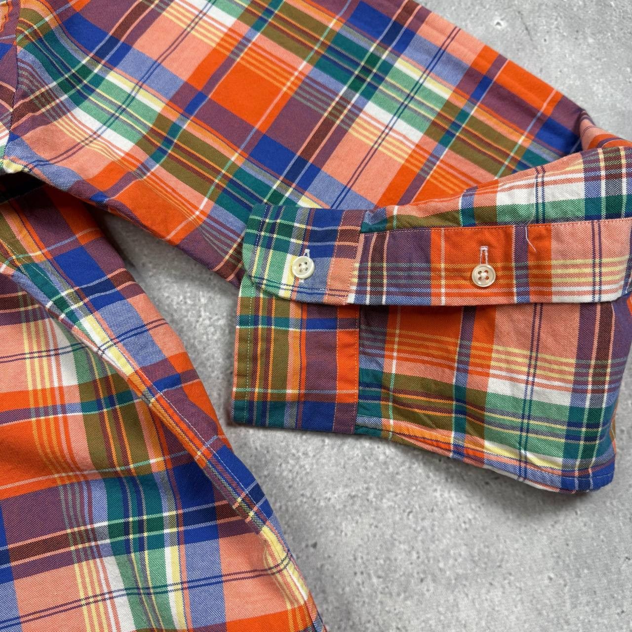 Ralph Lauren Ralph Lauren Slim Fit Stretch Oxford Plaid Button-Up Shirt Size US M / EU 48-50 / 2 - 14 Thumbnail
