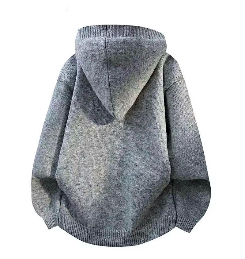 Other Hooded Knitted Warm Sweater Cardigan Casual Streetwear Size US M / EU 48-50 / 2 - 2 Thumbnail