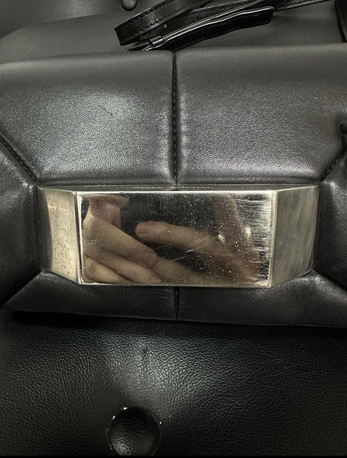 Rick Owens Rick Owens Griffin Quilted Shoulder Bag Size ONE SIZE - 3 Thumbnail