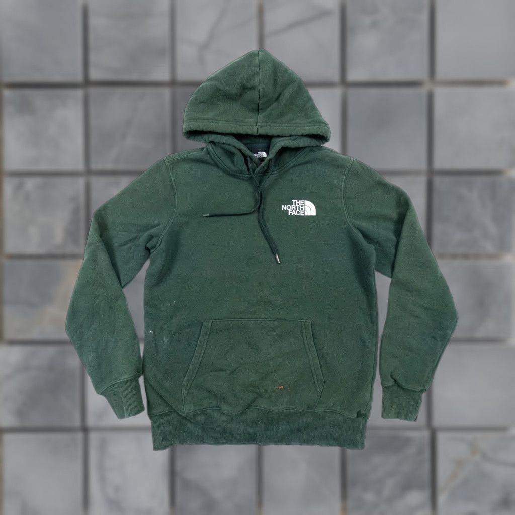 The North Face The North Face Women's Hooded Sweatshirt XS Green Pullover Hoodie Sweatshirt FLAWED Size XS / US 0-2 / IT 36-38 - 1 Thumbnail