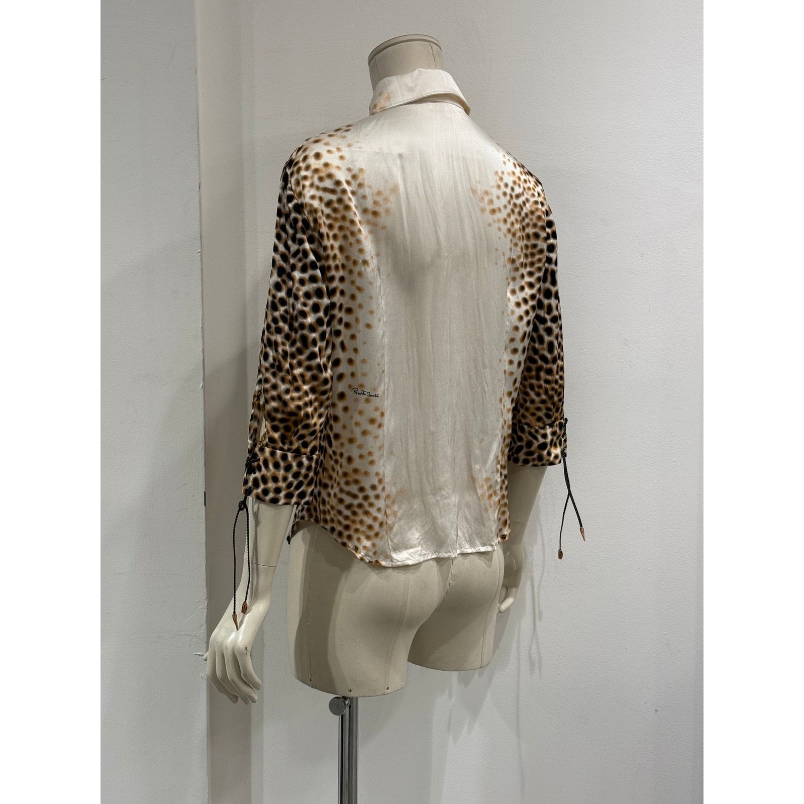 Roberto Cavalli 2000s Roberto Cavalli Leopard Print silk shirt Size M / US 6-8 / IT 42-44 - 8 Thumbnail