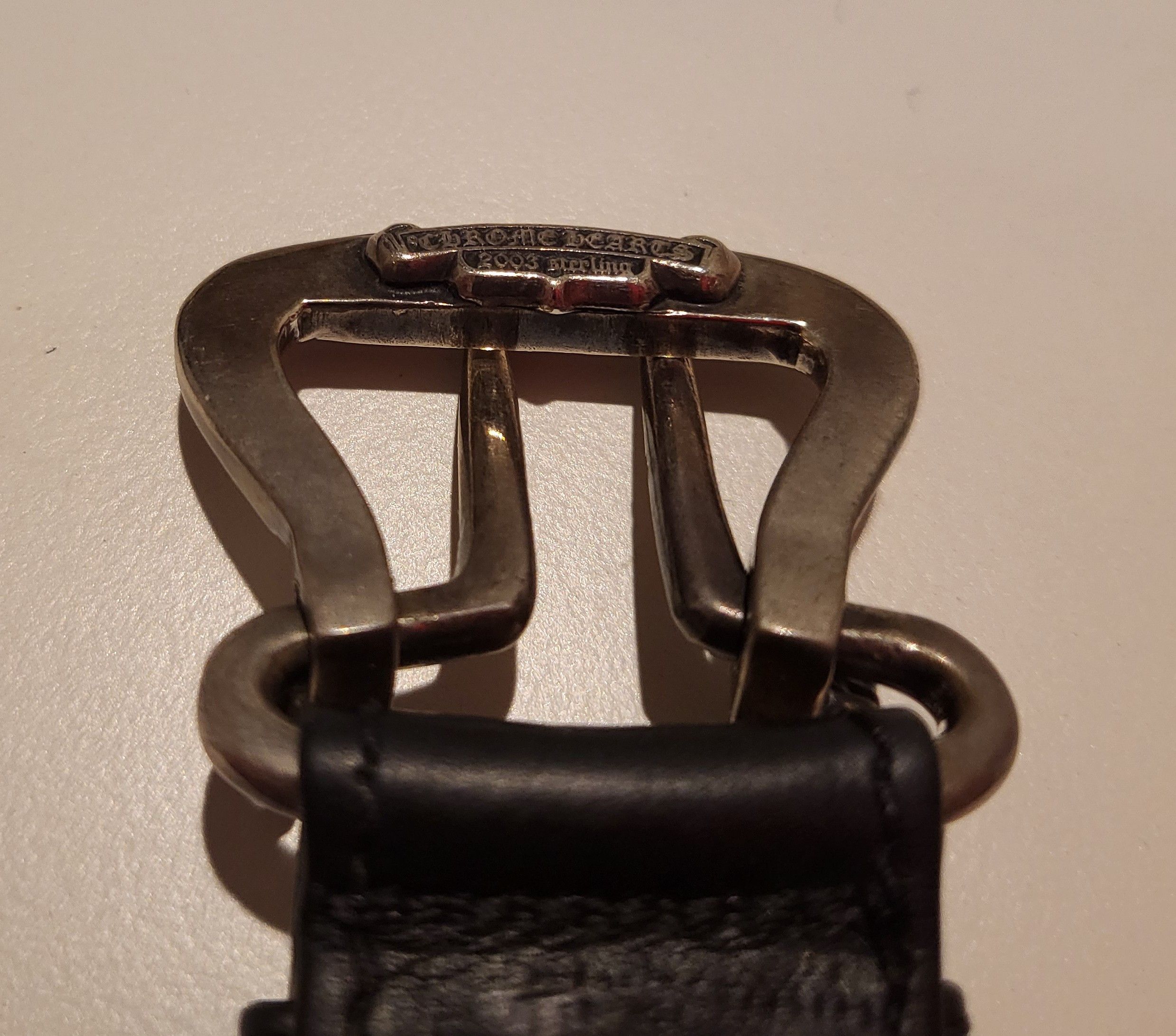 Chrome Hearts Chrome Hearts Leather Sterling Grommet Bracelet 2003 Size ONE SIZE - 14 Thumbnail