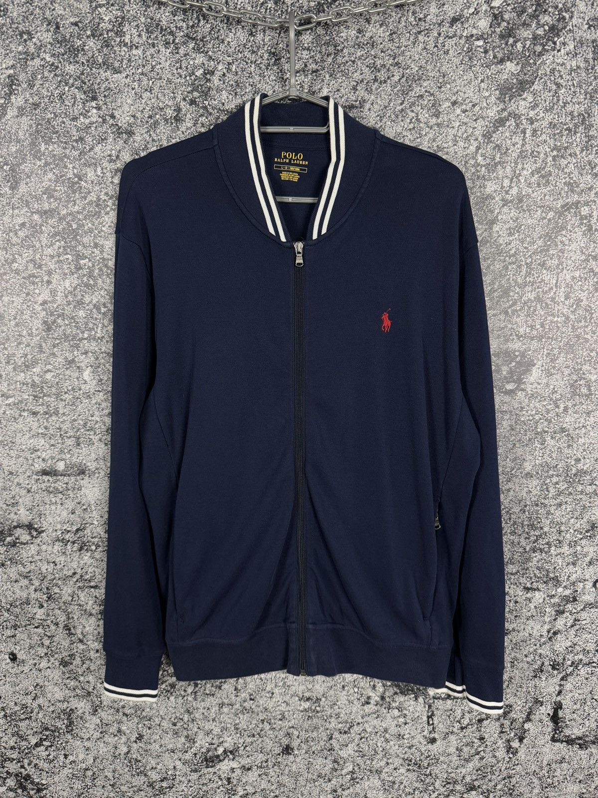Polo Ralph Lauren Men’s Polo Ralph Lauren Cotton Full Zip Bomber Jacket Size L Size US L / EU 52-54 / 3 - 1 Thumbnail