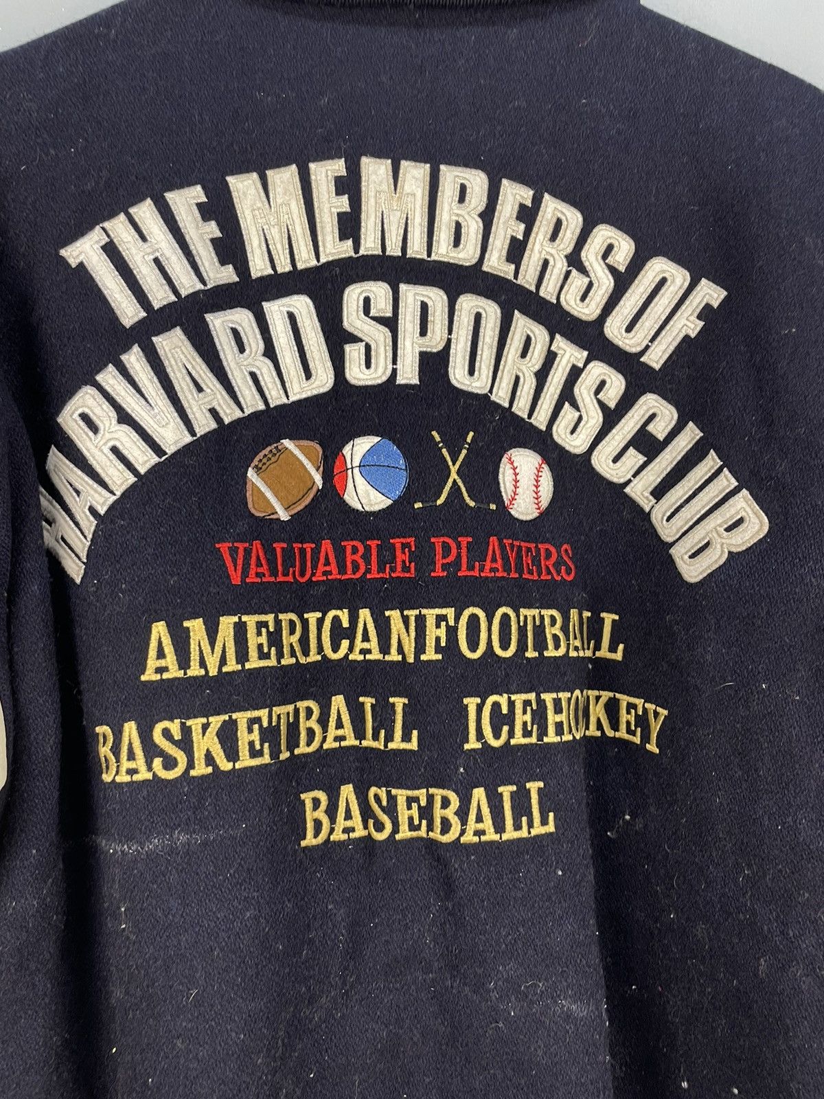 Vintage Vintage Harvard Sports Club varsity jacket Size US L / EU 52-54 / 3 - 4 Thumbnail