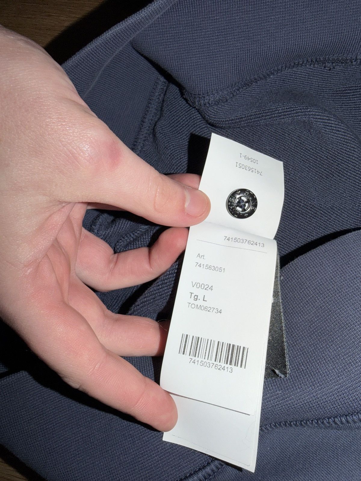 Stone Island Stone Island Compass-Patch Sweatshirt M Dark blue Crewneck Size US M / EU 48-50 / 2 - 6 Thumbnail