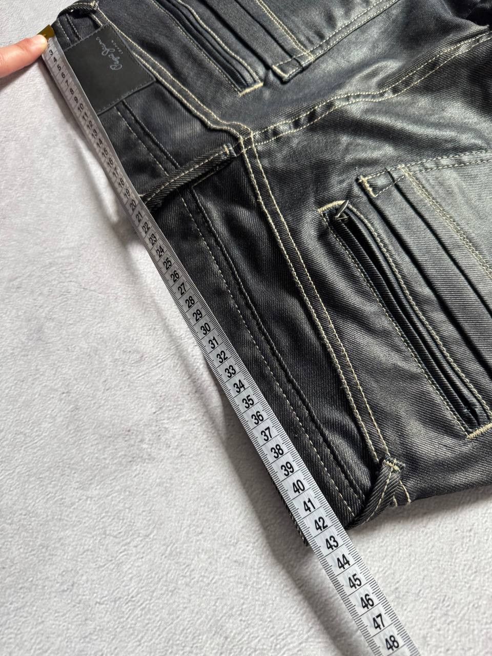Pepe Jeans Pepe Jeans Waxed Denim Pants Size US 33 - 11 Thumbnail
