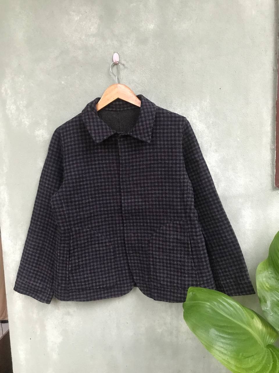 Issey Miyake Plantation WOOL Reversible Jacket Size US M / EU 48-50 / 2 - 1 Thumbnail
