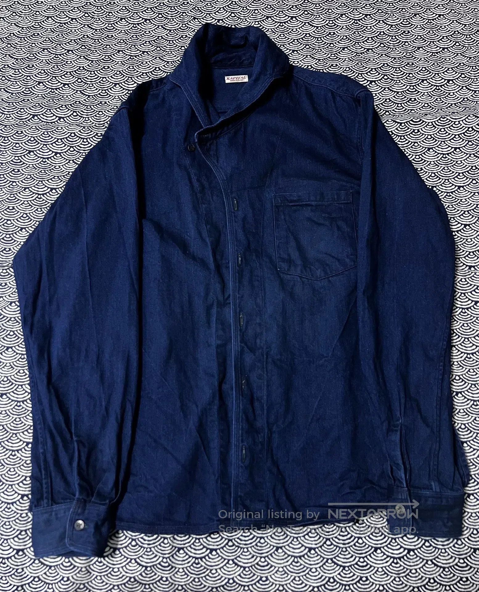 Kapital Kapital IDG Denim Duke Shirt. Size M / US 6-8 / IT 42-44 - 1 Thumbnail
