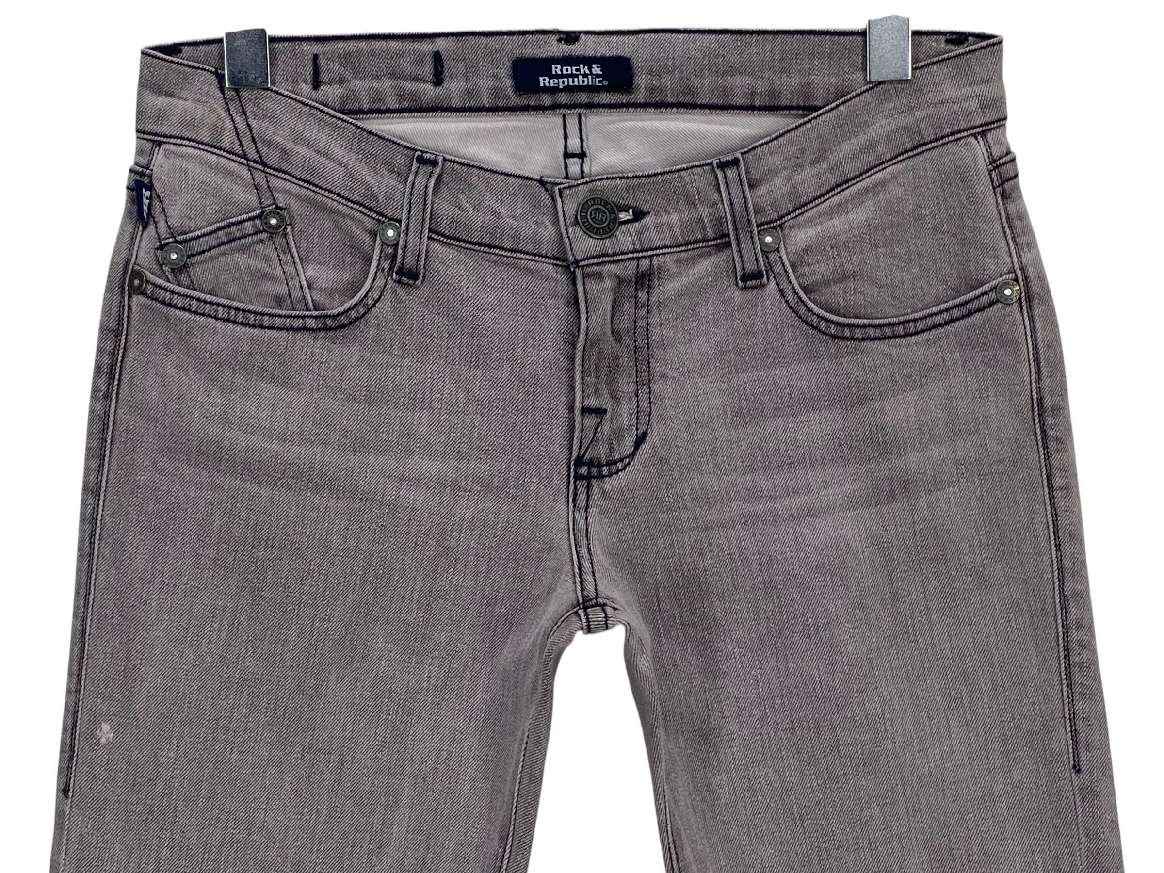 Rock & Republic Rock & Republic Flare Jeans Boyfriend Denim Jeans Size 27" / US 4 / IT 40 - 5 Thumbnail
