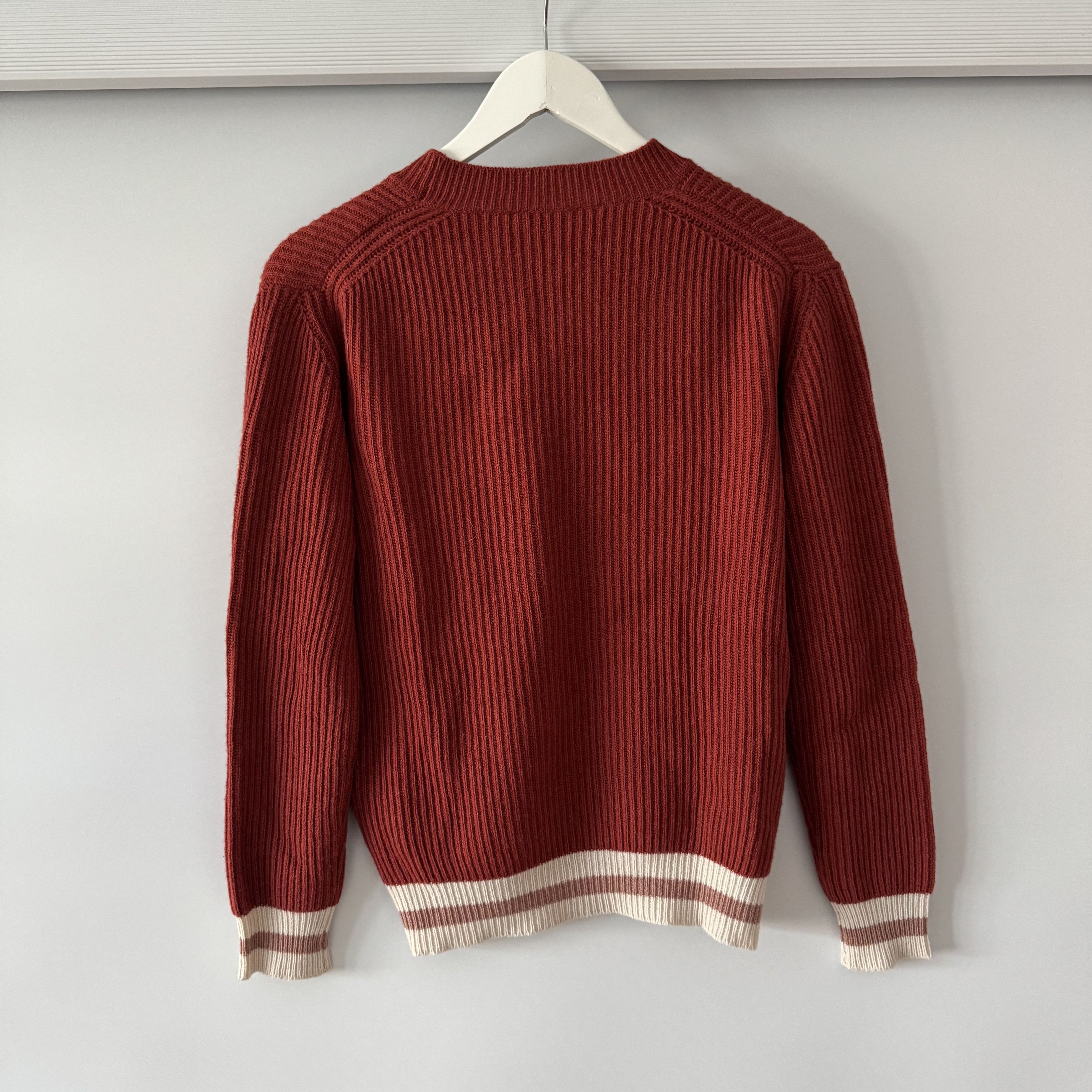 Altea Altea Milano Ribbed Knitted Cashmere Red Sweater Size S Size S / US 4 / IT 40 - 3 Thumbnail
