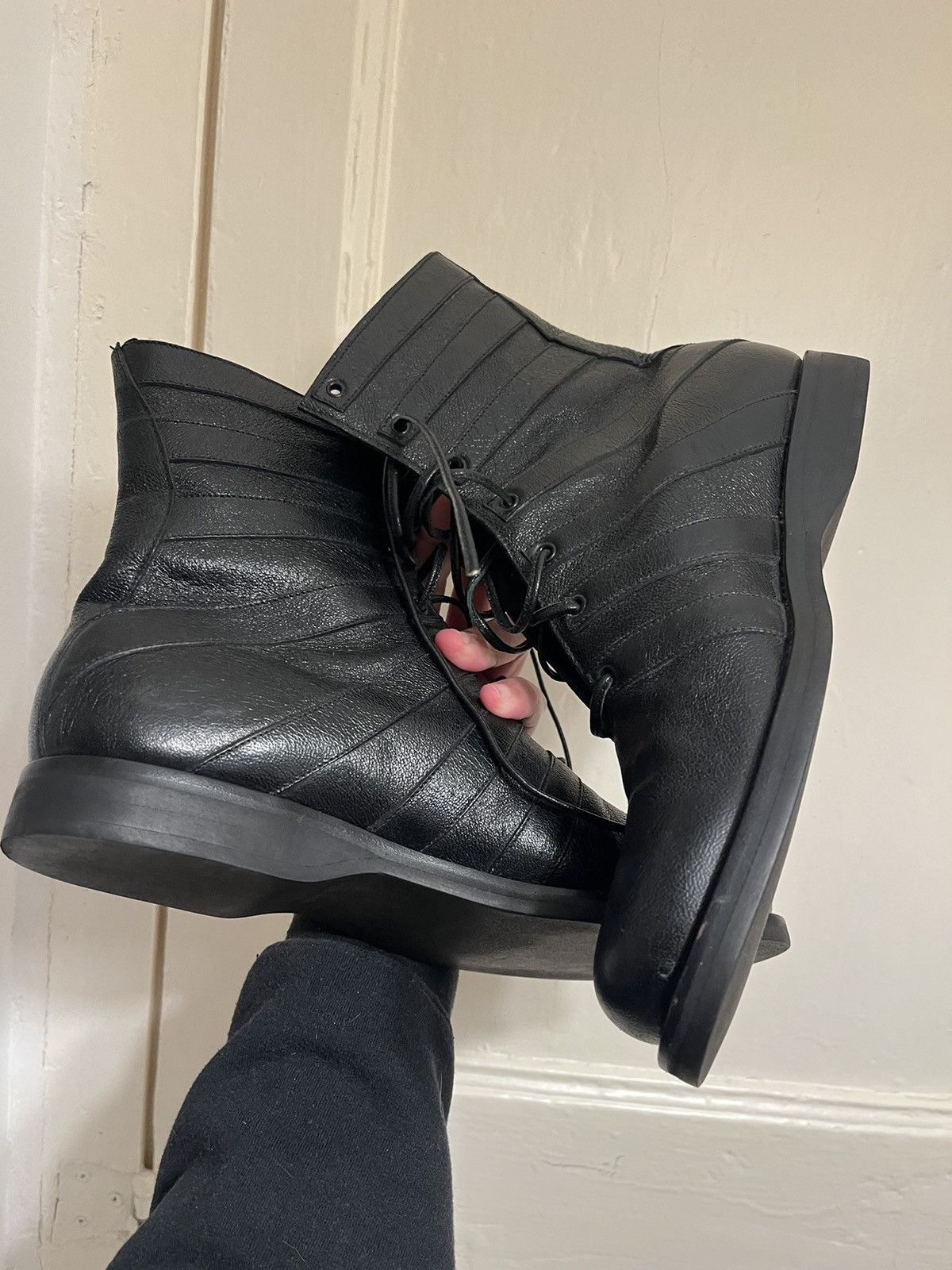 Jil Sander AW2010 Raf Simons era Calfskin Leather Boots. Size US 9 / EU 42 - 8 Thumbnail