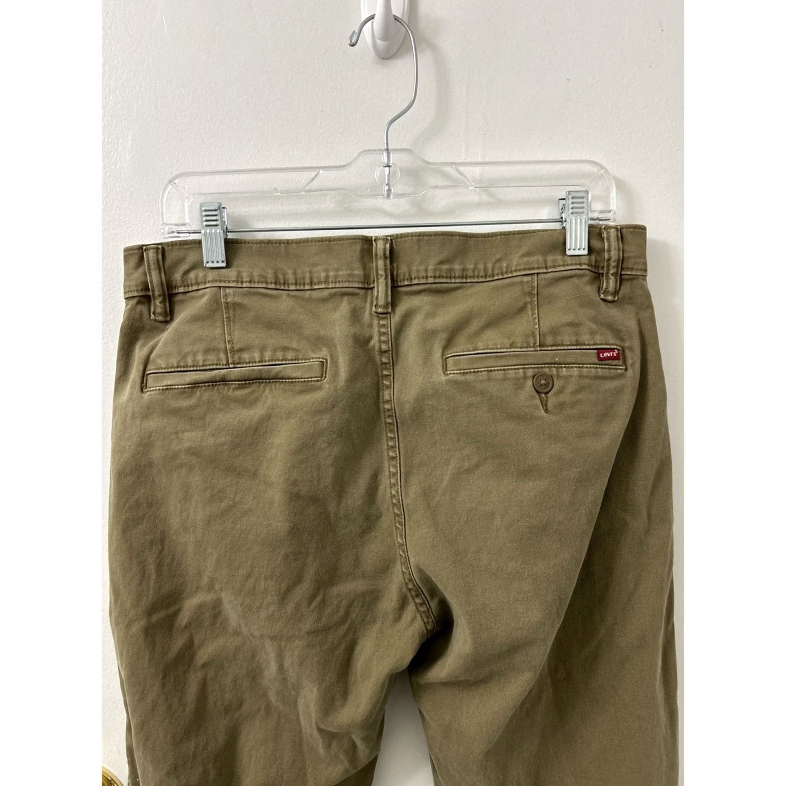 Vintage VINTAGE Levis XX Chino Standard Taper Pants Mens 32x34 Brown Tan Pockets Khaki Size US 32 / EU 48 - 6 Thumbnail