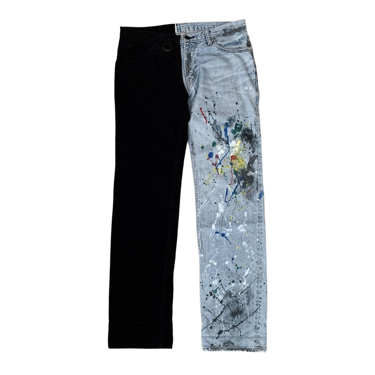 Number (N)ine SS06 Split splatter pants Size US 31 - 1 Thumbnail
