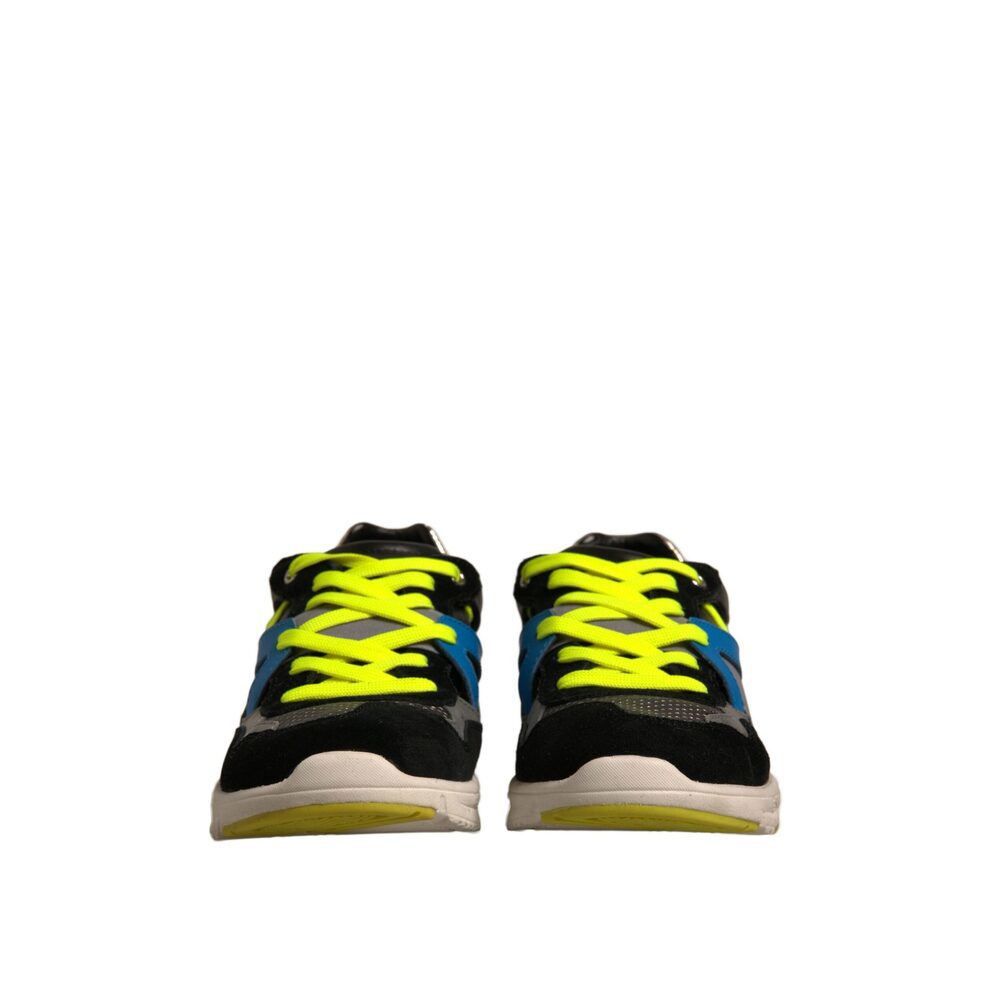 Dolce & Gabbana Dolce & Gabbana Multicolor Suede Low Top Sneakers Shoes Size US 6.5 / EU 39-40 - 2 Thumbnail