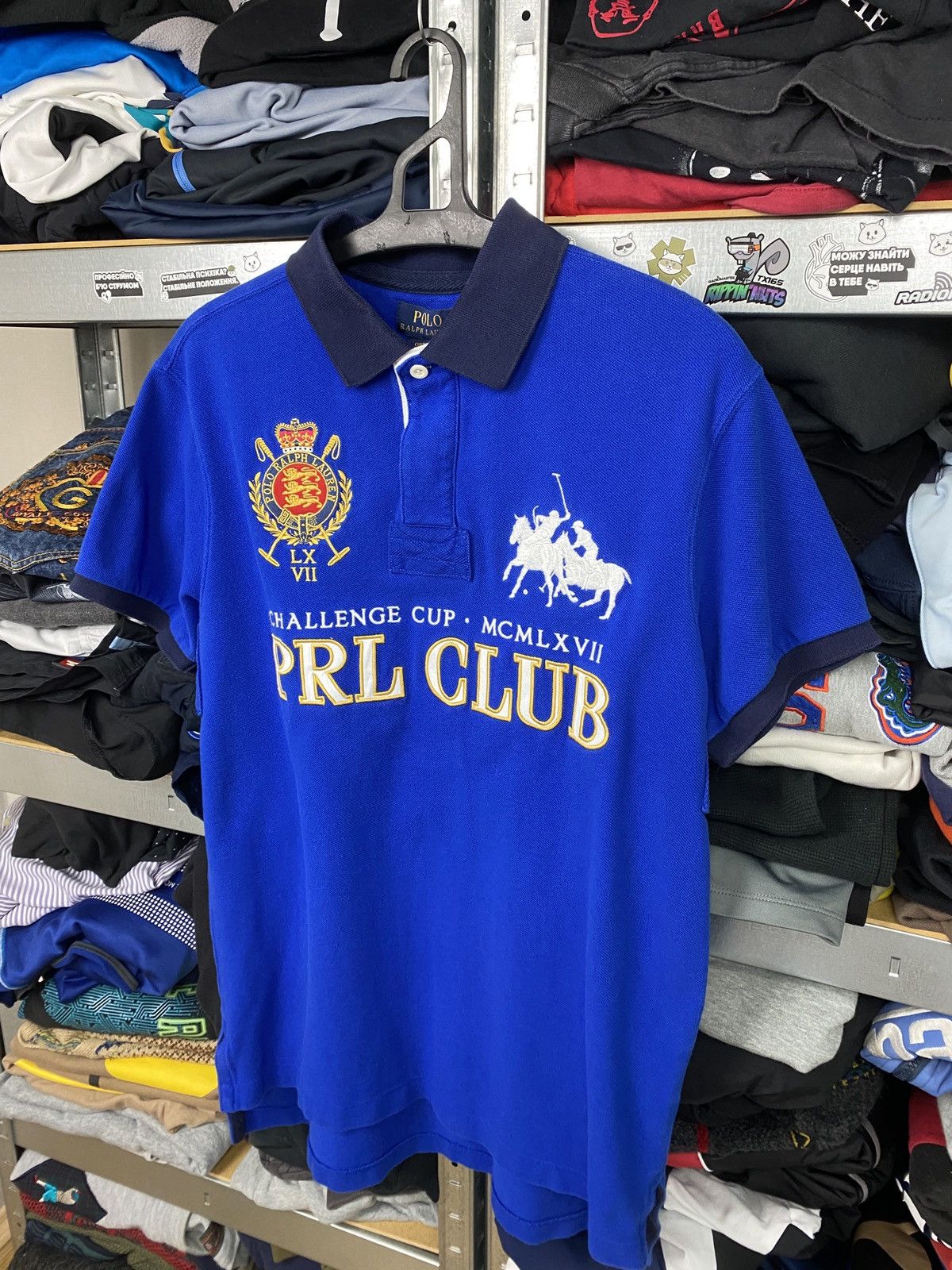 Polo Ralph Lauren PRL Club Challenge Cup Rugby Polo Shirt Y2K Rare Hype Size US M / EU 48-50 / 2 - 2 Thumbnail
