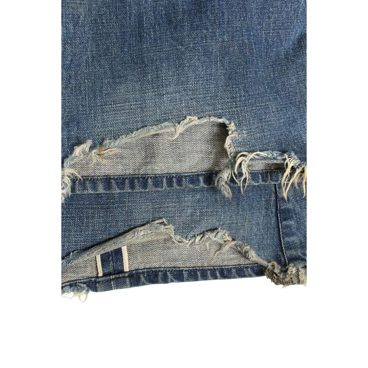 Chrome Hearts Chrome Hearts Flare Cut-off Denim Pants Size US 29 - 3 Thumbnail