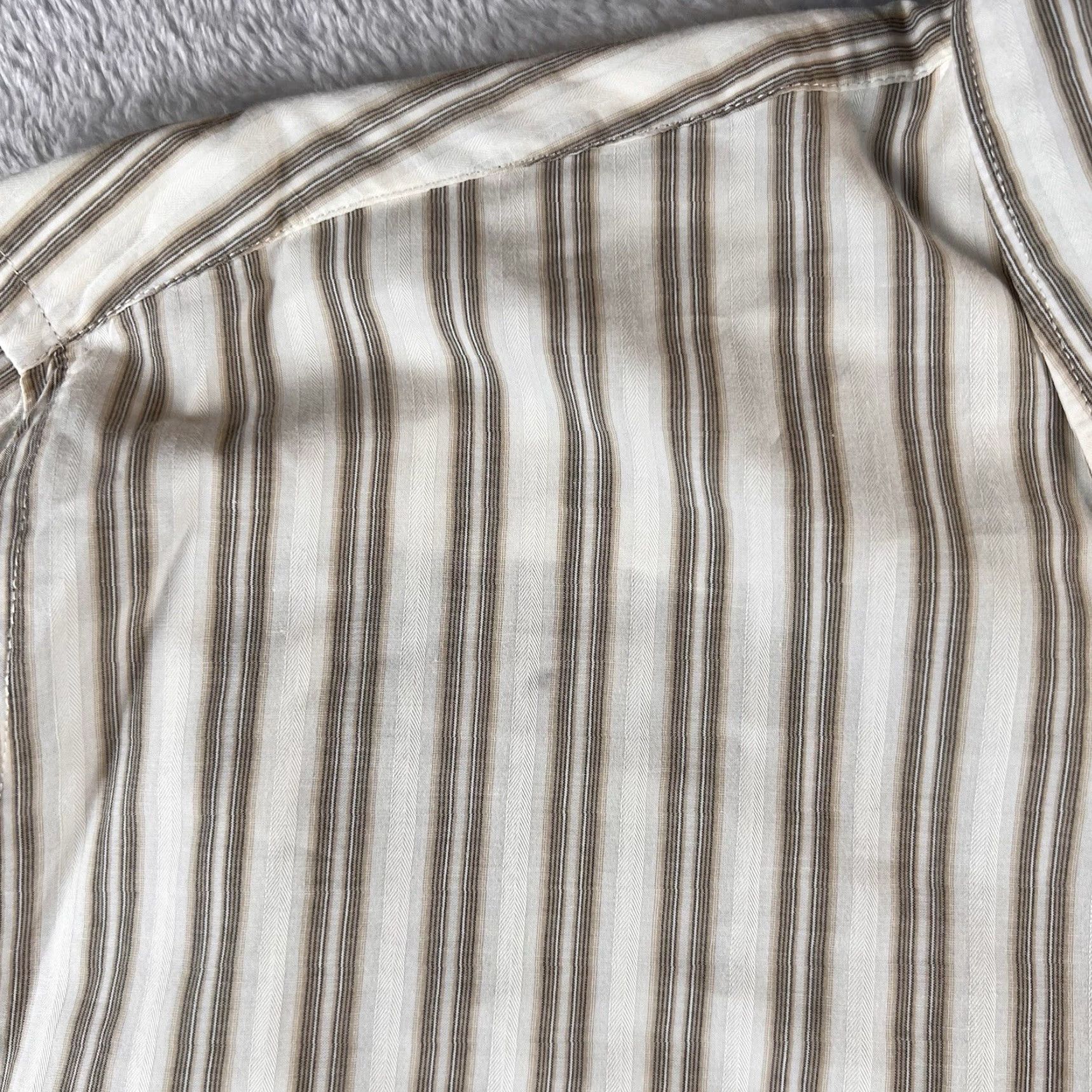 7 For All Mankind 7 For All Mankind Button-Down Shirt Mens XXL Striped Preppy Casual Workwear"] Size US XXL / EU 58 / 5 - 7 Thumbnail