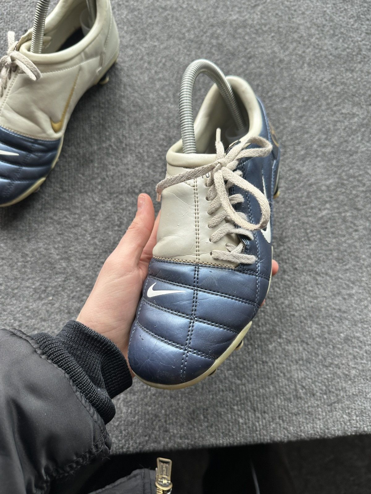 Nike 🚨RARE NIKE TOTAL 90 III UNISEX BLUE FOOTBAL SOCCER Size US 5.5 / EU 38 - 3 Thumbnail