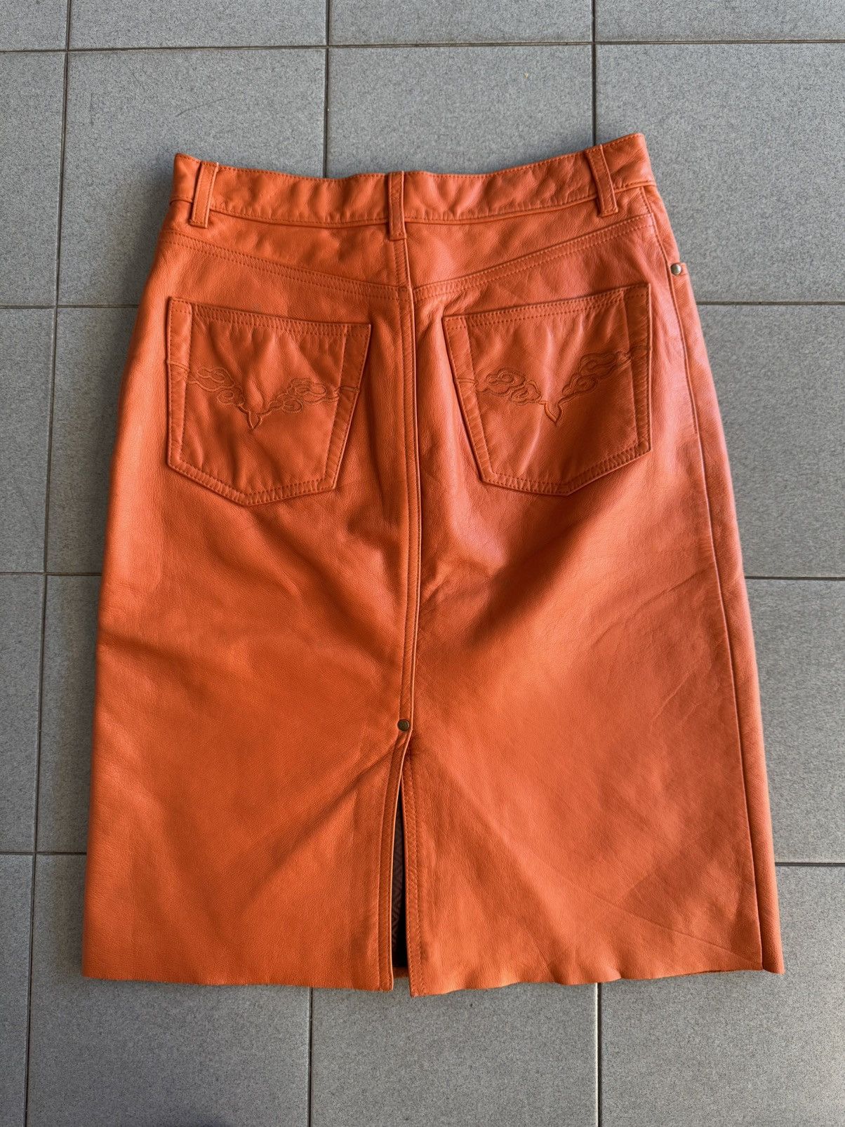 Vivienne Tam Vivienne Tam Leather Cowhide Skirt Size 26" / US 2 / IT 38 - 9 Thumbnail