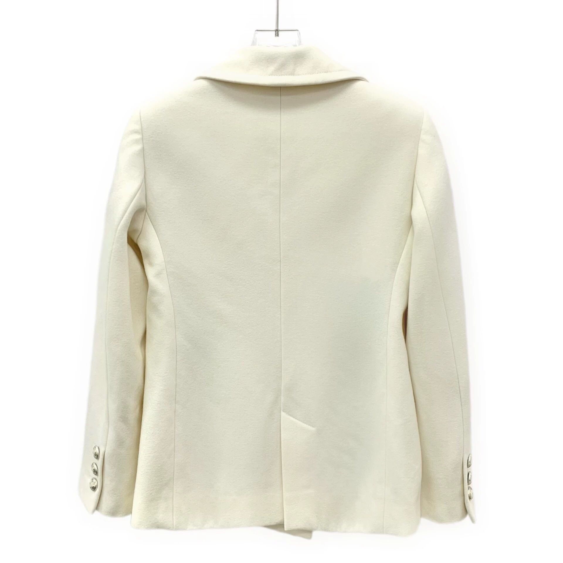 Chanel Chanel Off-white Wool Double-breasted Long-Sleeve Coat Size XS / US 0-2 / IT 36-38 - 2 Thumbnail